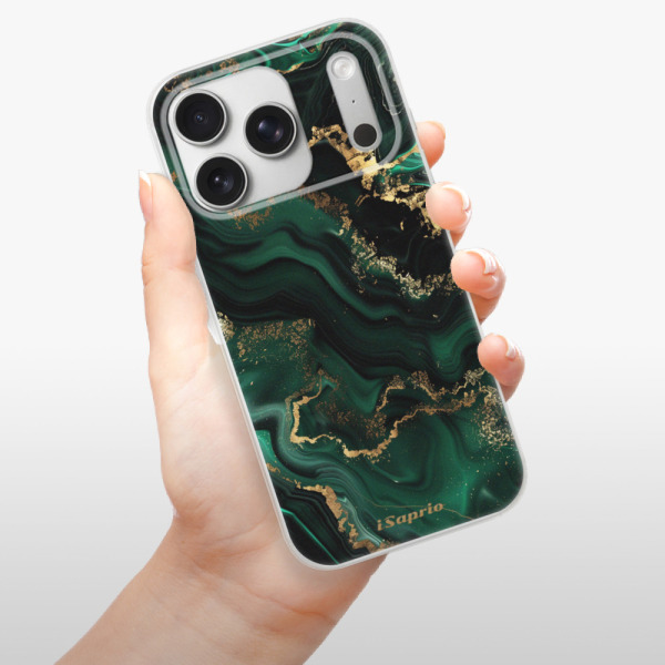 Silikonový kryt iSaprio - Apple iPhone 17 Pro - Emerald