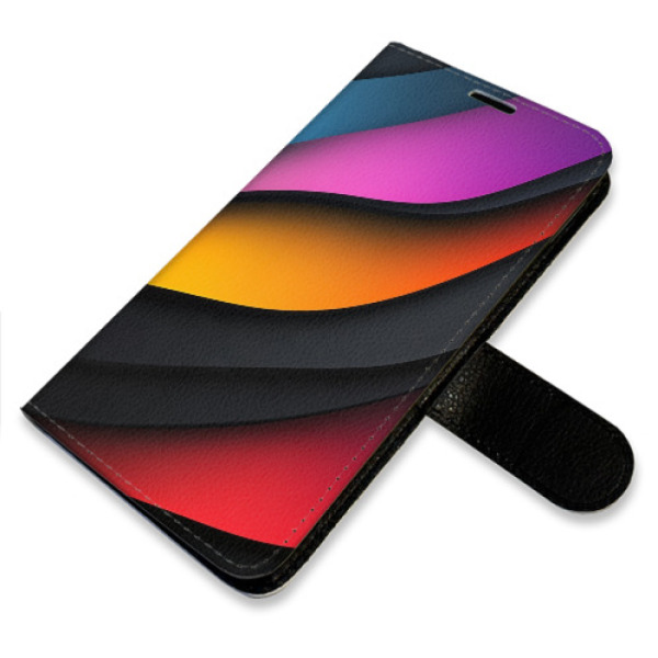 Flip pouzdro iSaprio - Xiaomi Redmi 15C - Color Waves s kapsičkami na karty