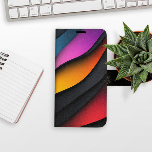 Flip pouzdro iSaprio - Google Pixel 10 / 10 Pro - Color Waves s kapsičkami na karty