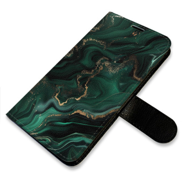Flip pouzdro iSaprio - Samsung Galaxy A17 / A17 5G - Emerald 02 s kapsičkami na karty