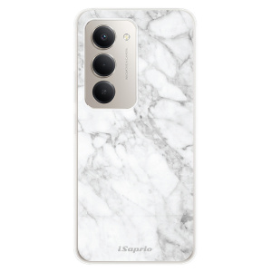 Silikonový kryt iSaprio - Xiaomi Redmi 15 - SilverMarble 14