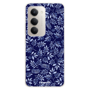 Silikonový kryt iSaprio - Xiaomi Redmi 15 - Blue Leaves 05