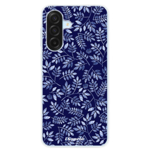 Silikonový kryt iSaprio - Samsung Galaxy A17 / A17 5G - Blue Leaves 05