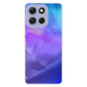 Silikonový kryt iSaprio - Motorola Moto G86 5G - Purple Feathers