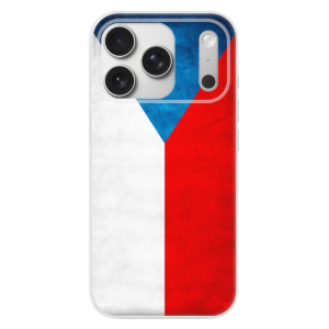 Silikonový kryt iSaprio - Apple iPhone 17 Pro - česká vlajka