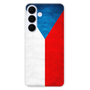 Silikonový kryt iSaprio - Samsung Galaxy S25 FE - česká vlajka