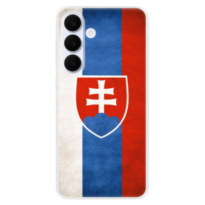 Silikonový kryt iSaprio - Samsung Galaxy S25 FE - vlajka Slovensko