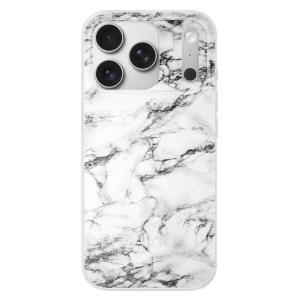 Silikonový kryt iSaprio - Apple iPhone 17 Pro - Bílý mramor 01