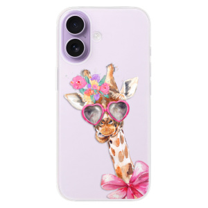 Silikonový kryt iSaprio - Apple iPhone 17 - Lady Giraffe