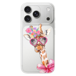 Silikonový kryt iSaprio - Apple iPhone 17 Pro - Lady Giraffe
