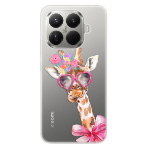 Silikonový kryt iSaprio - Xiaomi 15T Pro - Lady Giraffe