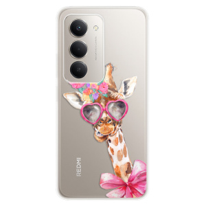 Silikonový kryt iSaprio - Xiaomi Redmi 15 - Lady Giraffe