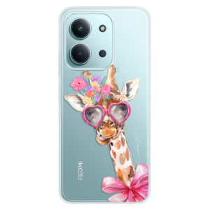 Silikonový kryt iSaprio - Xiaomi Redmi 15C - Lady Giraffe