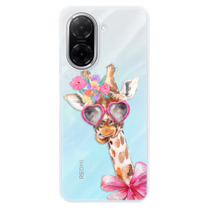 Silikonový kryt iSaprio - Xiaomi Redmi A5 - Lady Giraffe
