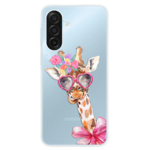 Silikonový kryt iSaprio - Samsung Galaxy A17 / A17 5G - Lady Giraffe