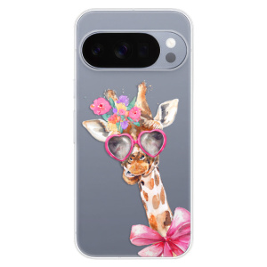 Silikonový kryt iSaprio - Google Pixel 10 / 10 Pro - Lady Giraffe
