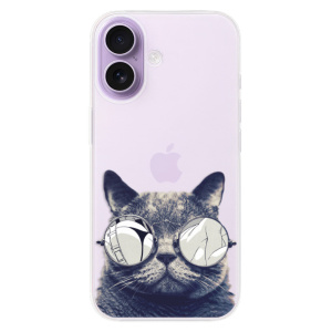 Silikonový kryt iSaprio - Apple iPhone 17 - Crazy Cat 01