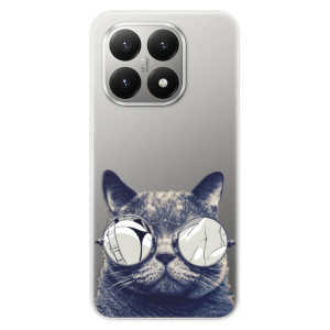 Silikonový kryt iSaprio - Xiaomi 15T - Crazy Cat 01