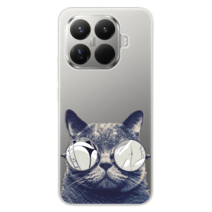 Silikonový kryt iSaprio - Xiaomi 15T Pro - Crazy Cat 01