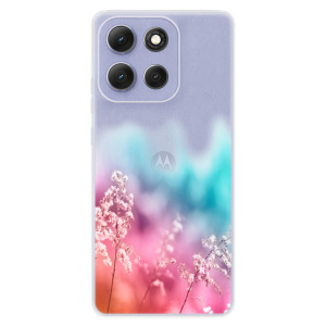 Silikonový kryt iSaprio - Motorola Moto G86 5G - Rainbow Grass
