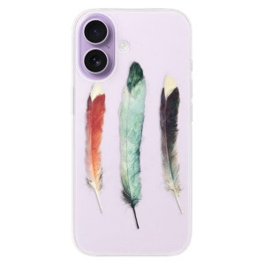 Silikonový kryt iSaprio - Apple iPhone 17 - Tři pírka