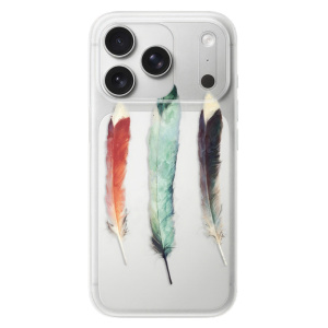 Silikonový kryt iSaprio - Apple iPhone 17 Pro - Tři pírka