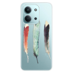 Silikonový kryt iSaprio - Xiaomi Redmi 15C - Tři pírka