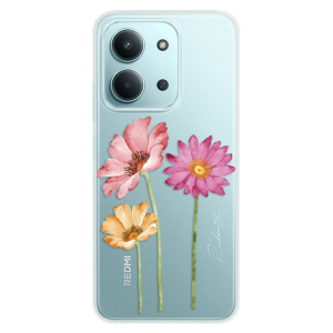 Silikonový kryt iSaprio - Xiaomi Redmi 15C - Tři květiny