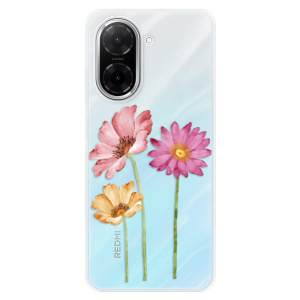 Silikonový kryt iSaprio - Xiaomi Redmi A5 - Tři květiny