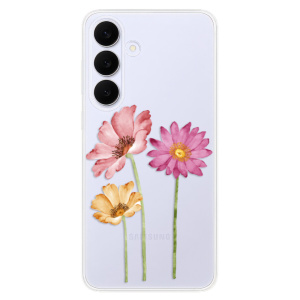 Silikonový kryt iSaprio - Samsung Galaxy S25 FE - Tři květiny