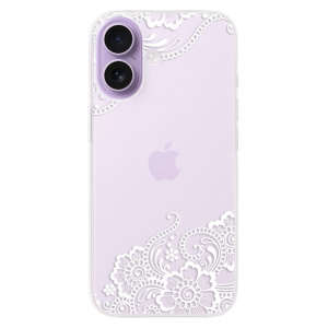 Silikonový kryt iSaprio - Apple iPhone 17 - White Lace 02
