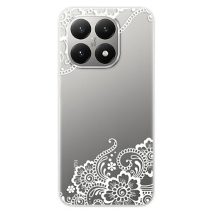 Silikonový kryt iSaprio - Xiaomi 15T - White Lace 02