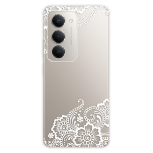 Silikonový kryt iSaprio - Xiaomi Redmi 15 - White Lace 02