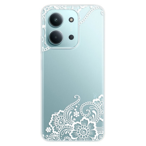 Silikonový kryt iSaprio - Xiaomi Redmi 15C - White Lace 02