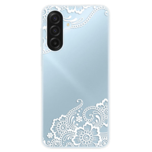 Silikonový kryt iSaprio - Samsung Galaxy A17 / A17 5G - White Lace 02