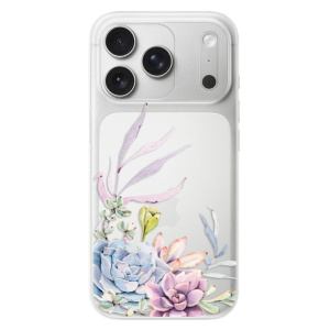 Silikonový kryt iSaprio - Apple iPhone 17 Pro - Sukulent 01