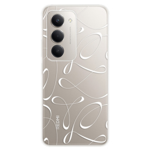 Silikonový kryt iSaprio - Xiaomi Redmi 15 - Fancy - white