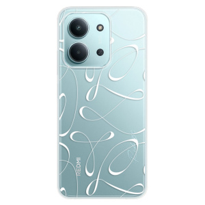 Silikonový kryt iSaprio - Xiaomi Redmi 15C - Fancy - white