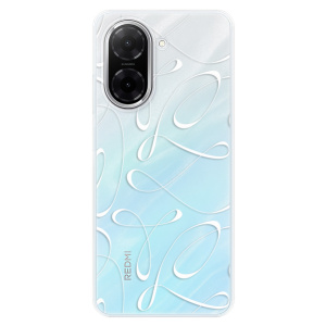 Silikonový kryt iSaprio - Xiaomi Redmi A5 - Fancy - white
