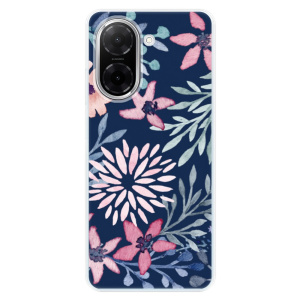 Silikonový kryt iSaprio - Xiaomi Redmi A5 - Leaves on Blue