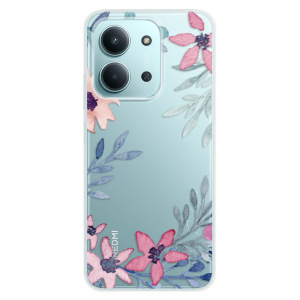 Silikonový kryt iSaprio - Xiaomi Redmi 15C - Leaves and Flowers