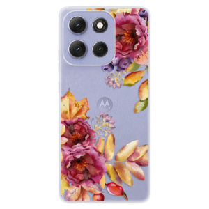 Silikonový kryt iSaprio - Motorola Moto G86 5G - Fall Flowers
