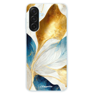 Silikonový kryt iSaprio - Samsung Galaxy A17 / A17 5G - Blue Leaves