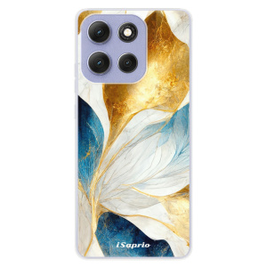Silikonový kryt iSaprio - Motorola Moto G86 5G - Blue Leaves