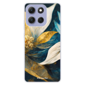 Silikonový kryt iSaprio - Motorola Moto G86 5G - Gold Petals