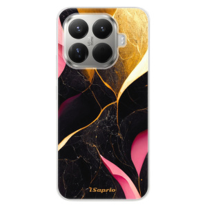 Silikonový kryt iSaprio - Xiaomi 15T Pro - Gold Pink Marble