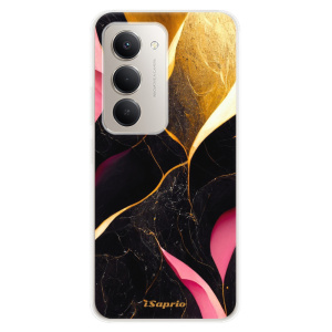 Silikonový kryt iSaprio - Xiaomi Redmi 15 - Gold Pink Marble