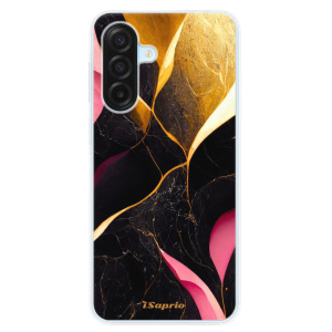 Silikonový kryt iSaprio - Samsung Galaxy A17 / A17 5G - Gold Pink Marble