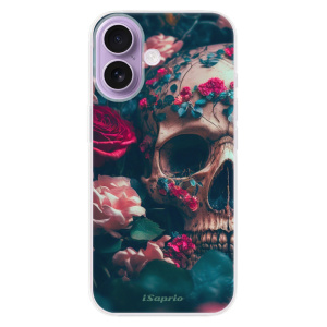 Silikonový kryt iSaprio - Apple iPhone 17 - Skull in Roses
