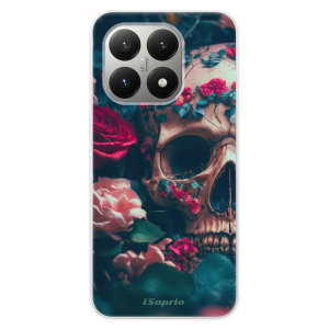 Silikonový kryt iSaprio - Xiaomi 15T - Skull in Roses